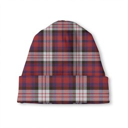 ScotsTee Shop Scottish MacDonald Dress- Irish Weathered Tartan Plaid Knit Beanie