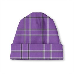 ScotsTee Shop Scottish Wallace High School (Wallas High School) Ancient Tartan Plaid Knit Beanie