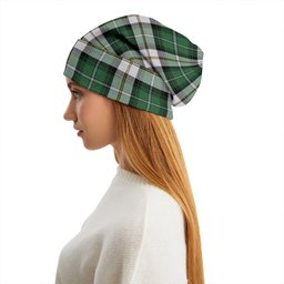 ScotsTee Shop Scottish MacCandlish Green Arisaid Modern Tartan Plaid Knit Beanie