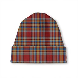 ScotsTee Shop Scottish MacGlashan Breacan Glas Modern Tartan Plaid Knit Beanie