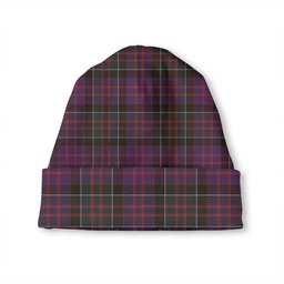 ScotsTee Shop Scottish MacDonald of Clanranald 2 (Donald of Clanranald- 2) Weathered Tartan Plaid Knit Beanie