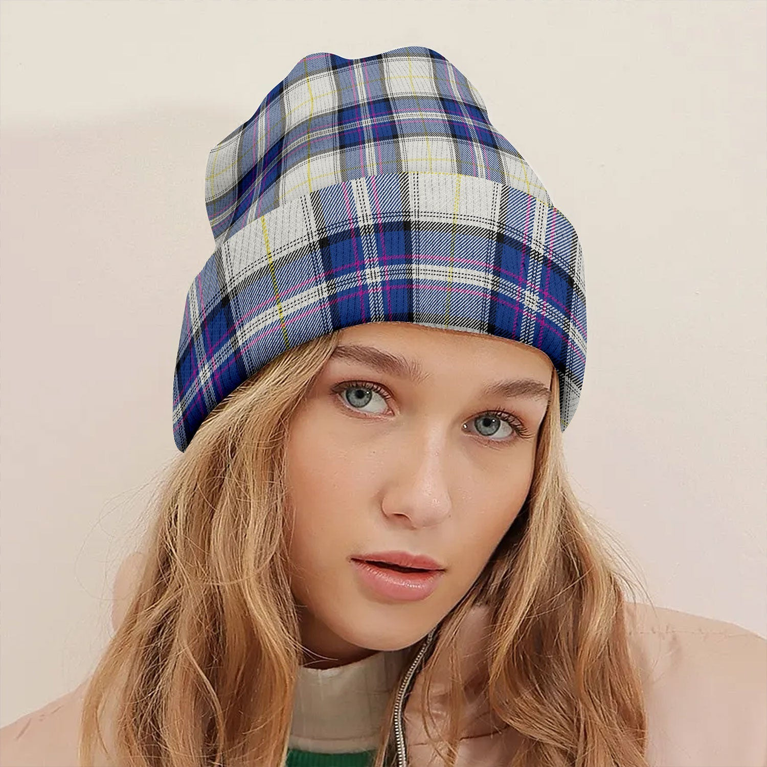 ScotsTee Shop Scottish Payne Dress Modern Tartan Plaid Knit Beanie