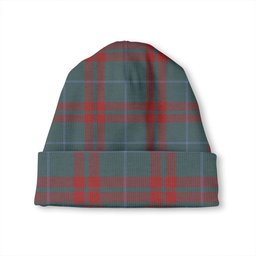 ScotsTee Shop Scottish O-Neill Red (Neill Red) Weathered Tartan Plaid Knit Beanie