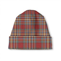 ScotsTee Shop Scottish MacGlashan Breacan Glas Weathered Tartan Plaid Knit Beanie