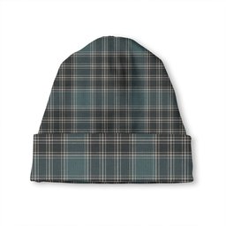 ScotsTee Shop Scottish MacDonald of the Isles Hunting 2 (Donald of the Isles Hunting 2) Weathered Tartan Plaid Knit Beanie