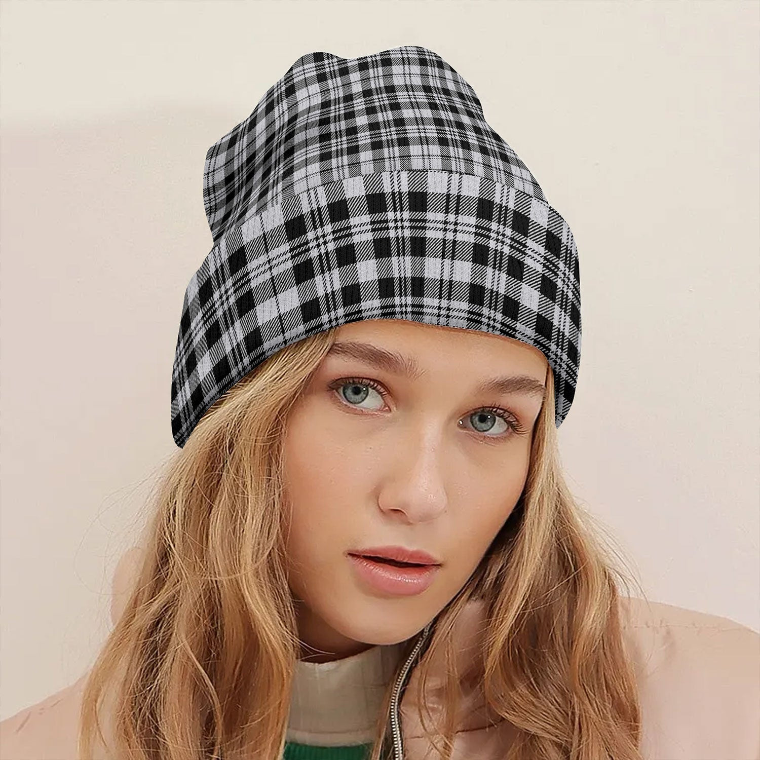 ScotsTee Shop Scottish Scott (Sir Walter) Personal Tartan Plaid Knit Beanie