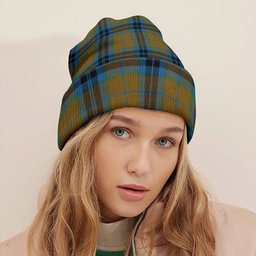 ScotsTee Shop Scottish MacTavish Hunting Modern Tartan Plaid Knit Beanie