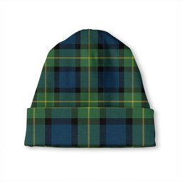 ScotsTee Shop Scottish Sinclair of Ulster Modern Tartan Plaid Knit Beanie