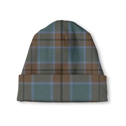ScotsTee Shop Scottish Scott Green (Sir Walter) Weathered Tartan Plaid Knit Beanie