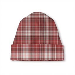 ScotsTee Shop Scottish MacDougal Dress Weathered Tartan Plaid Knit Beanie
