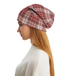 ScotsTee Shop Scottish MacDougal Dress Weathered Tartan Plaid Knit Beanie