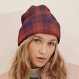 ScotsTee Shop Scottish MacEdward (MacGregor Hastie) Weathered Tartan Plaid Knit Beanie