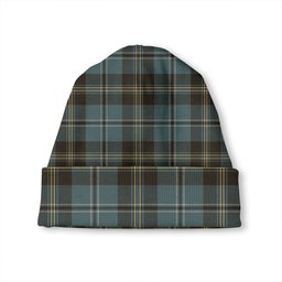 ScotsTee Shop Scottish Smeaton Hunting Weathered Tartan Plaid Knit Beanie
