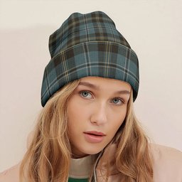ScotsTee Shop Scottish Smeaton Hunting Weathered Tartan Plaid Knit Beanie