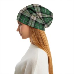 ScotsTee Shop Scottish MacCandlish Green Arisaid Ancient Tartan Plaid Knit Beanie