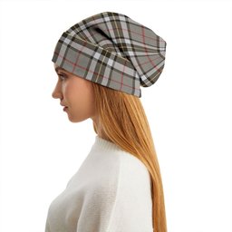 ScotsTee Shop Scottish Thomson Grey (MacThomas Thompson Grey) Weathered Tartan Plaid Knit Beanie