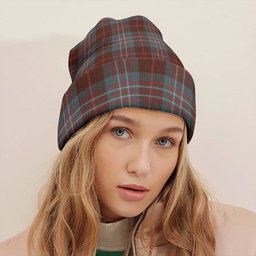 ScotsTee Shop Scottish Scott Brown Hunting Weathered Tartan Plaid Knit Beanie