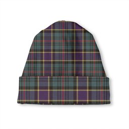 ScotsTee Shop Scottish Ogilvie of Inverarity (Wilson) Weathered Tartan Plaid Knit Beanie
