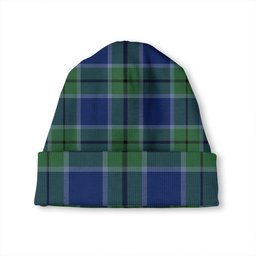 ScotsTee Shop Scottish Scott Green (Sir Walter) Modern Tartan Plaid Knit Beanie
