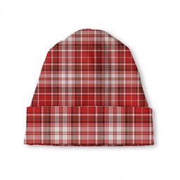 ScotsTee Shop Scottish MacDougal Dress Modern Tartan Plaid Knit Beanie