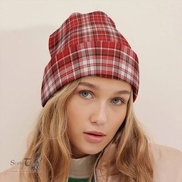 ScotsTee Shop Scottish MacDougal Dress Modern Tartan Plaid Knit Beanie