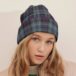 ScotsTee Shop Scottish MacNeil of Colonsay (MacNeil of Barra of Colonsay) Weathered Tartan Plaid Knit Beanie