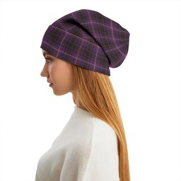 ScotsTee Shop Scottish MacIver of Strome Weathered Tartan Plaid Knit Beanie