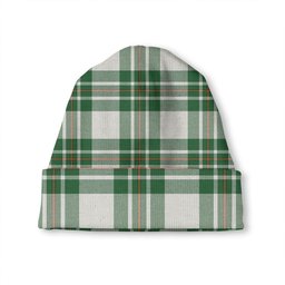 ScotsTee Shop Scottish MacGregor Dress Green (Gregor Dress Green) Ancient Tartan Plaid Knit Beanie