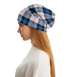 ScotsTee Shop Scottish Ross Dress Blue Modern Tartan Plaid Knit Beanie