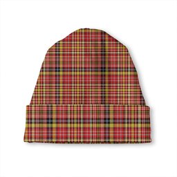 ScotsTee Shop Scottish Ogilvie of Strathallan Modern Tartan Plaid Knit Beanie