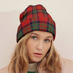 ScotsTee Shop Scottish MacPherson of Cluny Modern Tartan Plaid Knit Beanie
