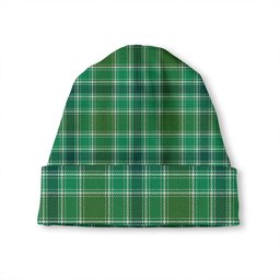 ScotsTee Shop Scottish MacDonald Hunting (Donald Hunting) Modern Tartan Plaid Knit Beanie