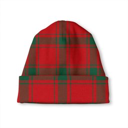 ScotsTee Shop Scottish MacDonald of Sleat (Donald Lord MacDonald) Modern Tartan Plaid Knit Beanie