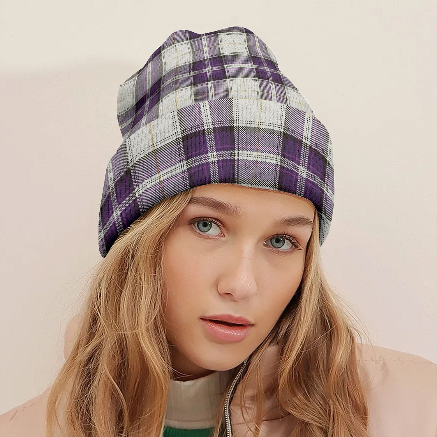 ScotsTee Shop Scottish Payne Dress Weathered Tartan Plaid Knit Beanie