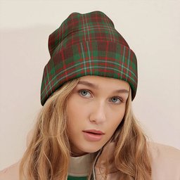 ScotsTee Shop Scottish Scott Brown Hunting Modern Tartan Plaid Knit Beanie