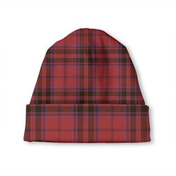 ScotsTee Shop Scottish MacDonell of Keppoch Weathered Tartan Plaid Knit Beanie