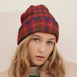 ScotsTee Shop Scottish MacRae of Inverinate Modern Tartan Plaid Knit Beanie