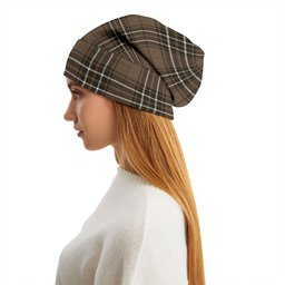 ScotsTee Shop Scottish MacLean of Duart Hunting (Vestiarium Scoticum) Weathered Tartan Plaid Knit Beanie