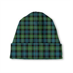 ScotsTee Shop Scottish MacKenzie (Seaforth) Highland No 2 Ancient Tartan Plaid Knit Beanie