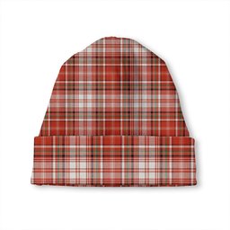 ScotsTee Shop Scottish MacDougal Dress Ancient Tartan Plaid Knit Beanie