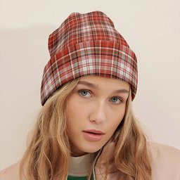 ScotsTee Shop Scottish MacDougal Dress Ancient Tartan Plaid Knit Beanie