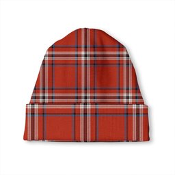 ScotsTee Shop Scottish Ramsay Angus - Mearns Ancient Tartan Plaid Knit Beanie