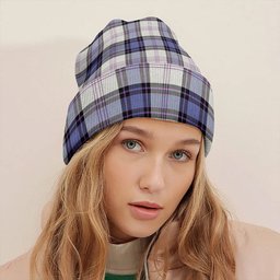 ScotsTee Shop Scottish Ross Dress Blue Ancient Tartan Plaid Knit Beanie