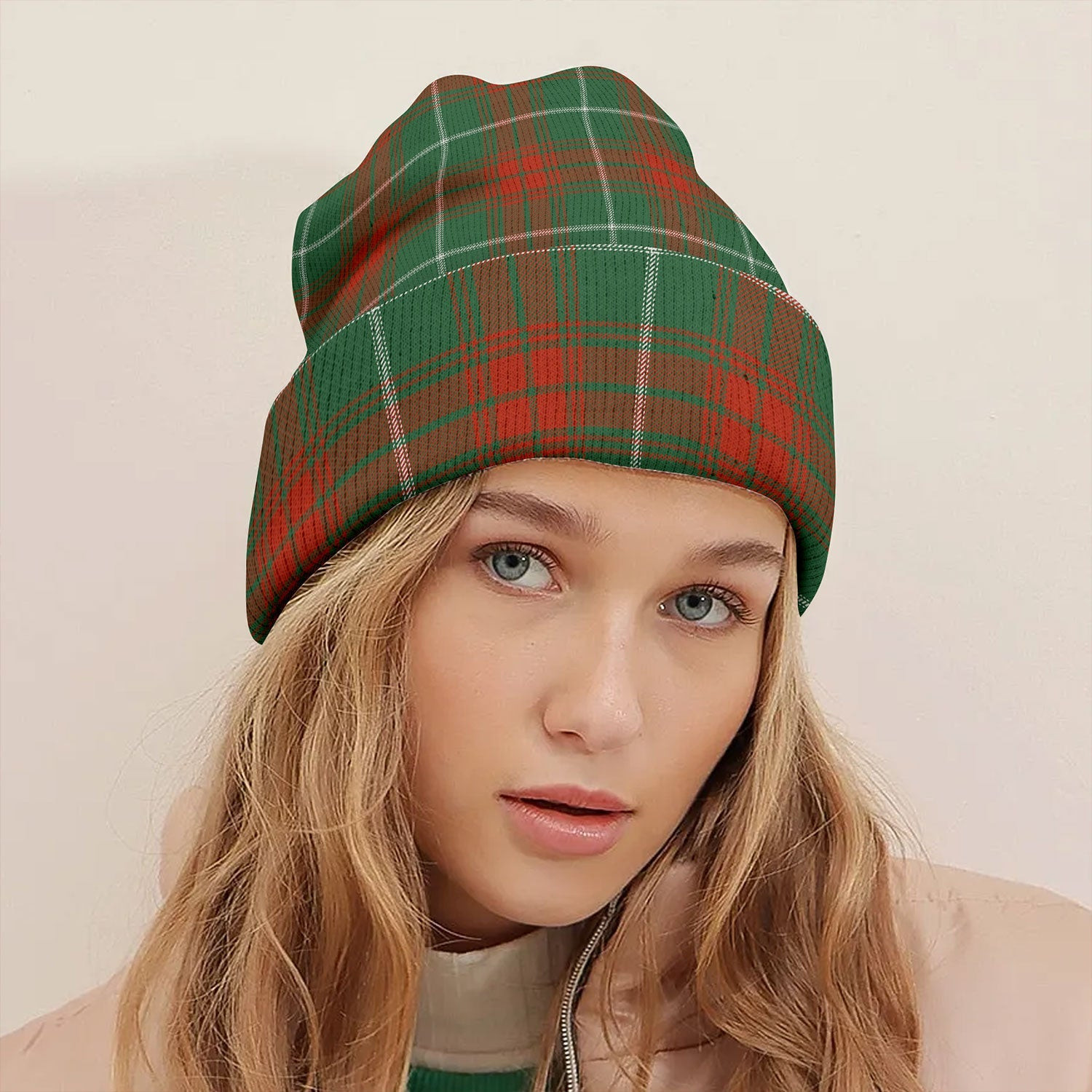 ScotsTee Shop Scottish Rothesay Hunting Ancient Tartan Plaid Knit Beanie