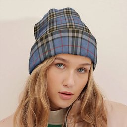 ScotsTee Shop Scottish MacTavish Dress Weathered Tartan Plaid Knit Beanie