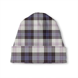 ScotsTee Shop Scottish Ross Dress Blue Weathered Tartan Plaid Knit Beanie