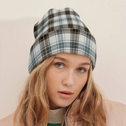 ScotsTee Shop Scottish Henderson Dress 3 (MacKendrick Dress 3) Weathered Tartan Plaid Knit Beanie