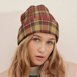 ScotsTee Shop Scottish Scrimgeour of Glassary Weathered Tartan Plaid Knit Beanie