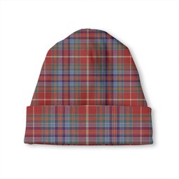 ScotsTee Shop Scottish Whitworth Artifact Weathered Tartan Plaid Knit Beanie