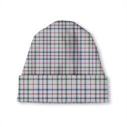 ScotsTee Shop Scottish MacLeod, Wedding (Personal) (MacDougal Arisaid) Modern Tartan Plaid Knit Beanie